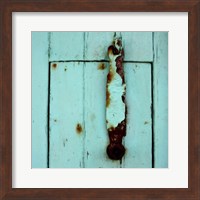 Rustic Turquoise Details I Fine Art Print