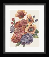 Stained Glass Posy II Framed Print