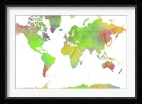 World Map 7 Fine Art Print