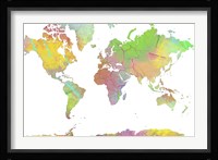 World Map 8 Fine Art Print