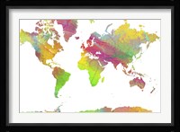 World Map 9 Fine Art Print