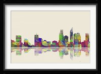 Perth WA Skyline 1 Framed Print