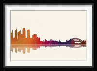Sydney NSW Skyline 3 Framed Print