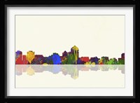Albuquerque New Mexico Skyline 1 Framed Print