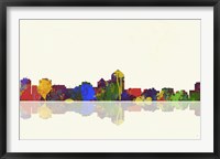 Albuquerque New Mexico Skyline 1 Framed Print