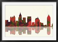 Atlanta Georgia Skyline 1 Framed Print
