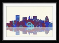 Baltimore Maryland Skyline 1 Framed Print
