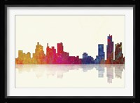 Boston Massachusetts Skyline 1 Framed Print