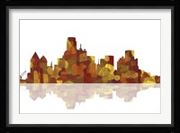 Dallas Texas Skyline 1 Framed Print