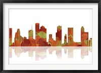 Houston Texas Skyline 1 Framed Print
