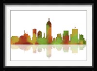 Indianapolis Indiana Skyline 1 Fine Art Print