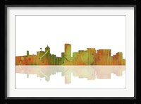 Portland Oregan Skyline 1 Framed Print