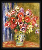 Vase of Tulips and Anemones, c.1895 Fine Art Print