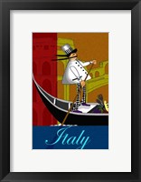 Chef in Italy Framed Print