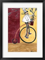 French Chef Bicycle Fine Art Print