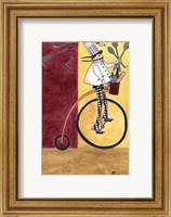 French Chef Bicycle Fine Art Print