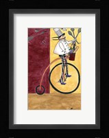 French Chef Bicycle Fine Art Print