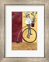 French Chef Bicycle Fine Art Print