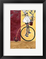 French Chef Bicycle Framed Print