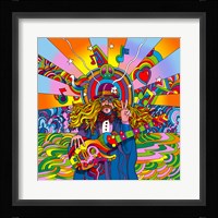 Hippie Musician Fine Art Print