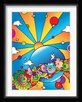 Cosmic Planet Framed Print