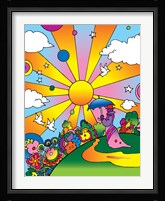 Cosmic Umberella Framed Print