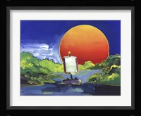 Sun Boat Fine Art Print