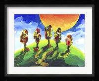 Sun Hill Framed Print