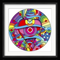 Heart Ribbons Framed Print
