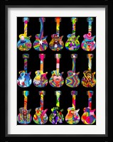 Pop Art Guitars Fine Art Print