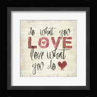 Love and Daydream I Framed Print