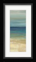 Navy Blue Horizons Panel I Fine Art Print