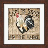 Country Rooster II Fine Art Print