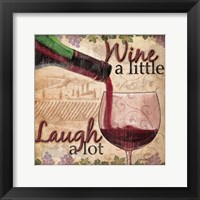 Wine With Friends I Framed Print
