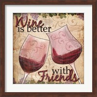 Wine With Friends II Fine Art Print
