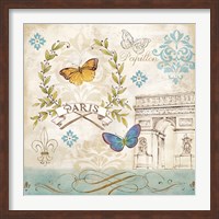 Le Papillon Paris II Fine Art Print