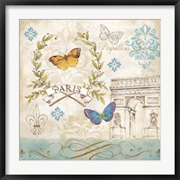 Le Papillon Paris II Fine Art Print