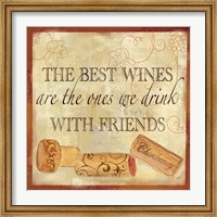 Wine Cork Sentiment II Fine Art Print