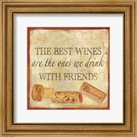 Wine Cork Sentiment II Fine Art Print