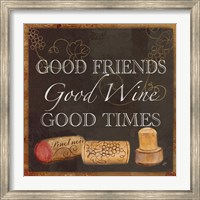 Wine Cork Sentiment III Fine Art Print