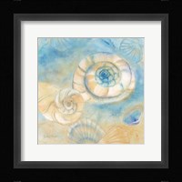 Watercolor Shells I Fine Art Print