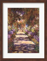 Jardin a Giverny Fine Art Print