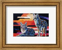Two Coyotes Fine Art Print