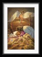 The Kissing Angel Fine Art Print