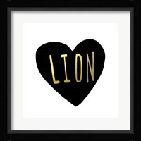 Lion Heart Framed Print
