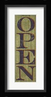 Open Sign 1 Fine Art Print
