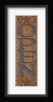 Open Sign 2 Fine Art Print