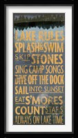 Lake Rules Fine Art Print
