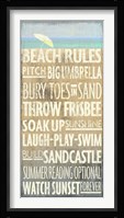 Beach Rules Fine Art Print