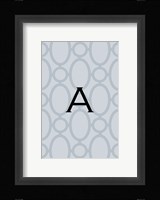 Initials Pattern A Fine Art Print